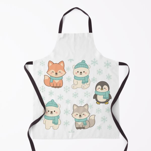 Item preview, Cute Winter Animals Pattern designed and sold by mhose3.