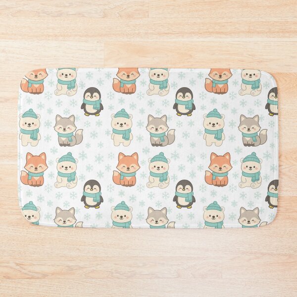 Item preview, Cute Winter Animals Pattern designed and sold by mhose3.