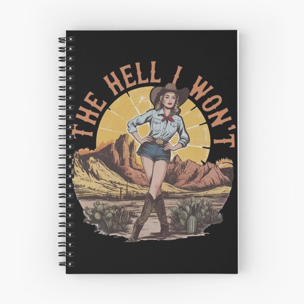 Item preview, Funny The Hell I Won't Cowgirl designed and sold by legendaryskins.