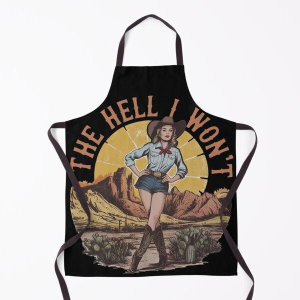 Item preview, Funny The Hell I Won't Cowgirl designed and sold by legendaryskins.