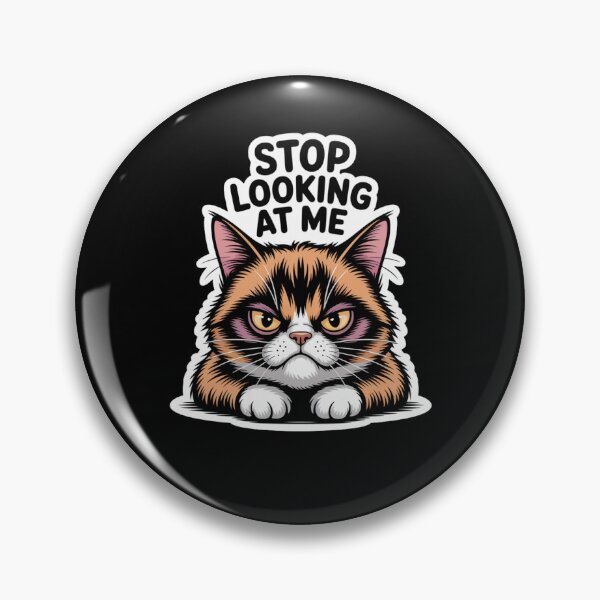 Item preview, Funny Cat Stop Looking at Me for Cat Lovers designed and sold by snowry.