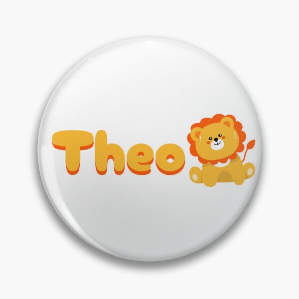 Item preview, Theo (Lion) Name Sticker designed and sold by pikes84.
