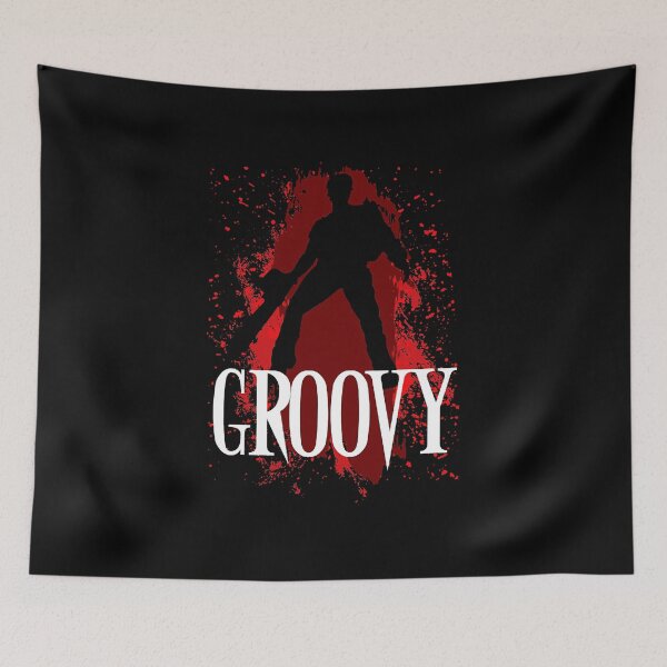 Artikelvorschau, Evil Dead - Ash Williams Groovy entworfen und verkauft von meninen.