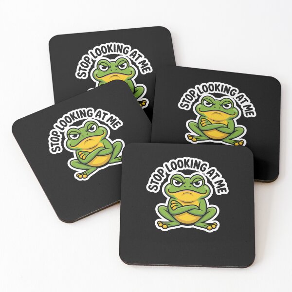 Item preview, Funny Frog Stop Looking at Me Design for Amphibian Lovers designed and sold by snowry.