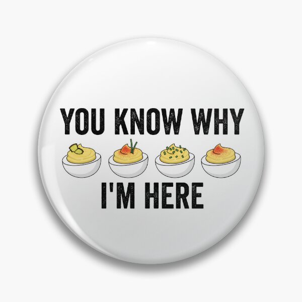 Item preview, You Know Why I'm Here Funny Thanksgiving Deviled Eggs Gear designed and sold by DynamicDesign.