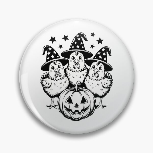 Item preview, Chicken Halloween Spooky Season Chickens Witch designed and sold by HellD3vil-Art.