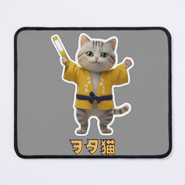 Item preview, Kawaii “Otaku” Cat With Penlight designed and sold by Kawaii Zen Studio.