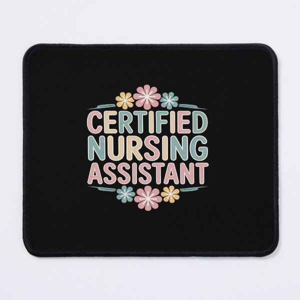 Item preview, Certified Nursing Assistant Checkered Flower CNA Nurse RN designed and sold by tabdejinti.