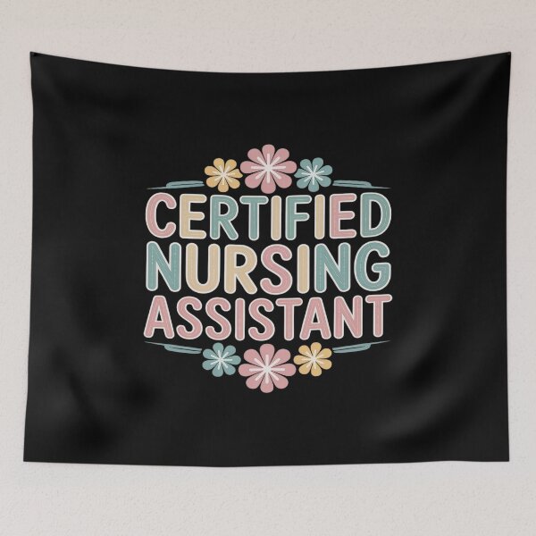 Item preview, Certified Nursing Assistant Checkered Flower CNA Nurse RN designed and sold by tabdejinti.