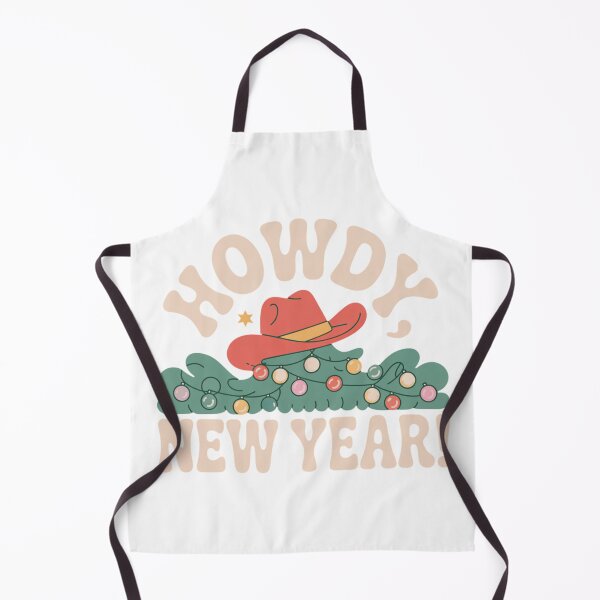 Item preview, Retro Western Howdy New Year Greeting Festive Cowboy Style designed and sold by chattsuede.