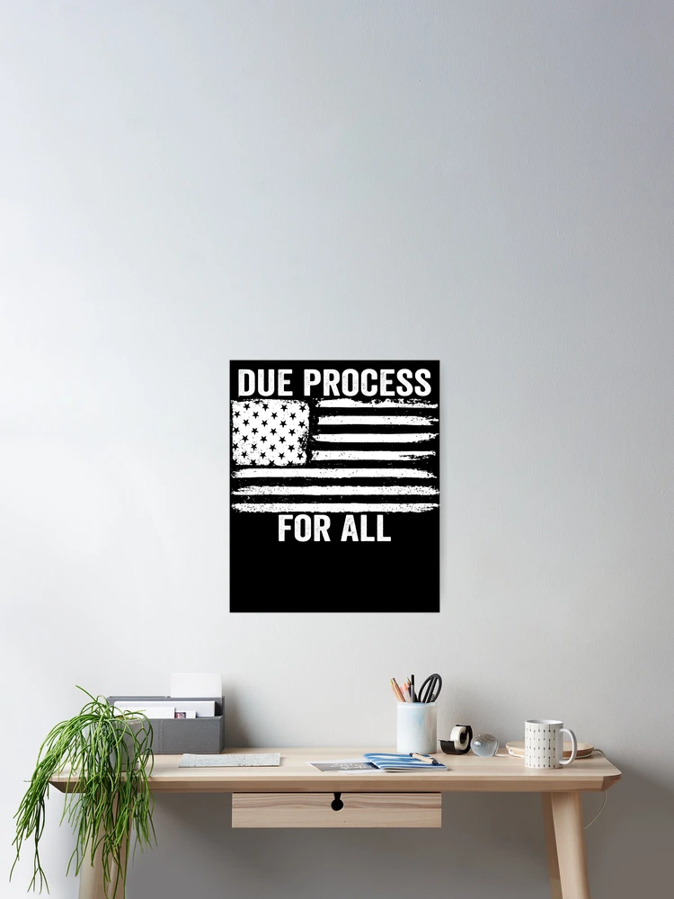 Thumbnail 2 of 3, Poster, Due Process For All Support Due Process Gear designed and sold by DynamicDesign.