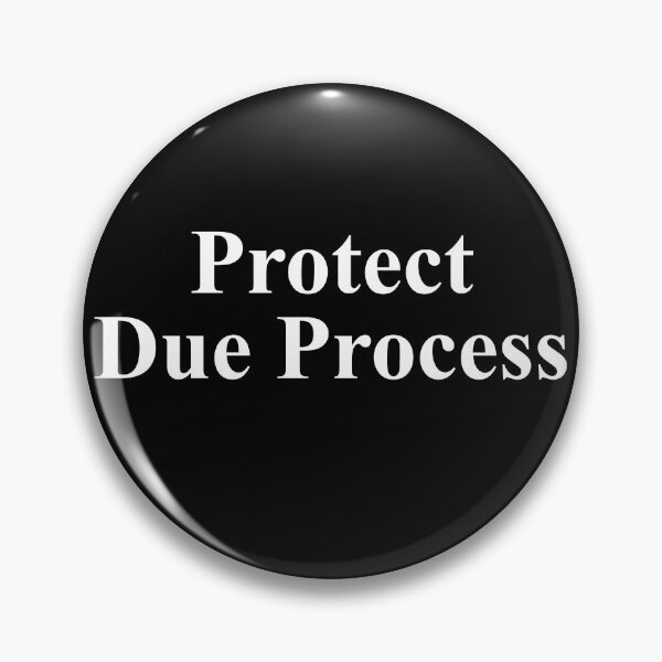 Item preview, Protect Due Process Political Protest Funny Sarcastic Gear designed and sold by DynamicDesign.