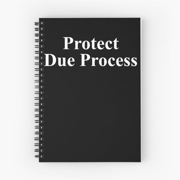 Item preview, Protect Due Process Political Protest Funny Sarcastic Gear designed and sold by DynamicDesign.
