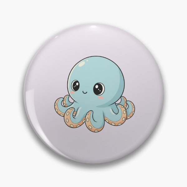 Item preview, Cute Baby Octopus Cartoon With Big Eyes designed and sold by LightArt25.