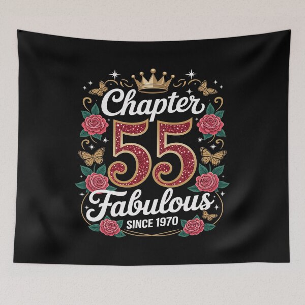 Item preview, Chapter 55 Fabulous EST 1970 Red Roses 55th Birthday designed and sold by tabdejinti.
