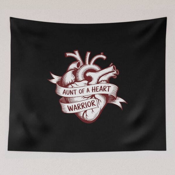 Item preview, CHD Aunt Congenital Heart Defects Aunt Of A Heart Warrior designed and sold by tabdejinti.