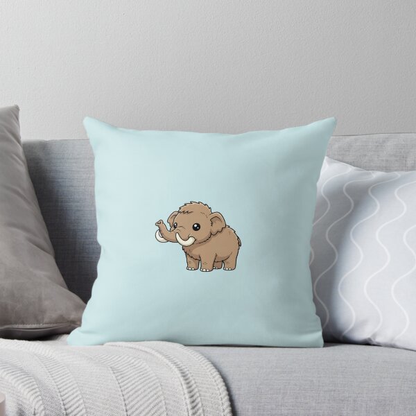 Item preview, Cute Baby Woolly Mammoth Cartoon With Big Eyes designed and sold by LightArt25.