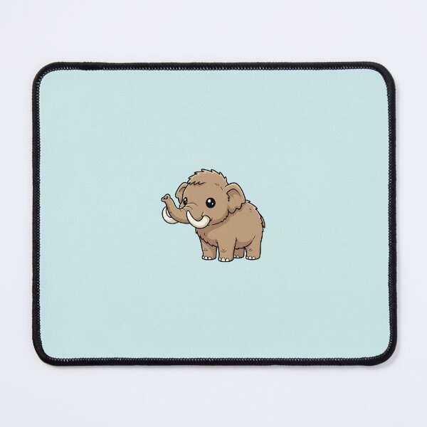 Item preview, Cute Baby Woolly Mammoth Cartoon With Big Eyes designed and sold by LightArt25.