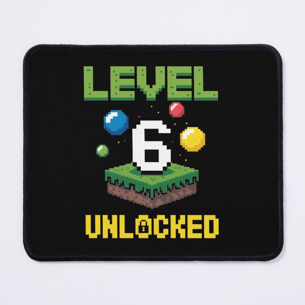 Item preview, Level 6 Unlocked Pixel Gamer 6th Birthday Gaming Boys Kids designed and sold by HaileyRobel.