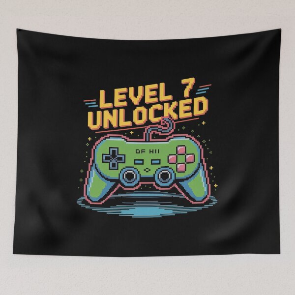 Item preview, Level 7 Unlocked – Birthday Player designed and sold by DrewLeuschke.