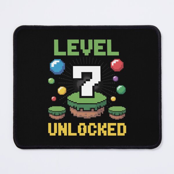 Item preview, Level 7 Unlocked Pixel Gamer 7th Birthday Gaming Boys Kids designed and sold by MinaReinger.