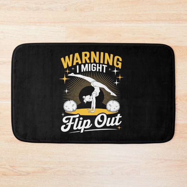 Item preview, Cheer Cheerleading Warning I Might Flip Out designed and sold by tabdejinti.