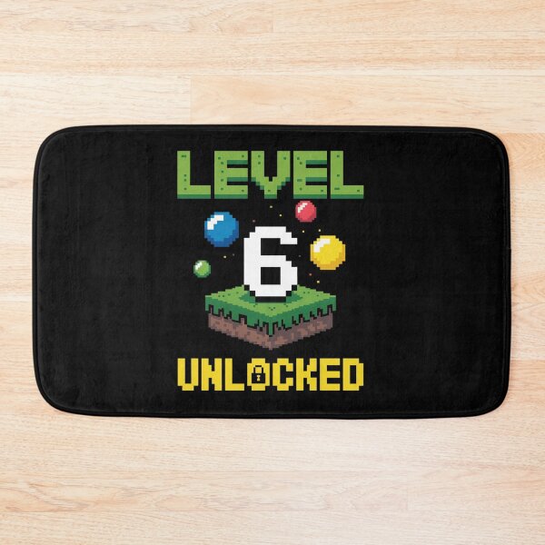 Item preview, Level 6 Unlocked Pixel Gamer 6th Birthday Gaming Boys Kids designed and sold by HaileyRobel.