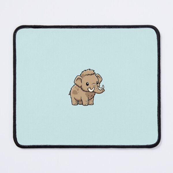 Item preview, Cute Baby Woolly Mammoth Cartoon With Big Eyes designed and sold by LightArt25.