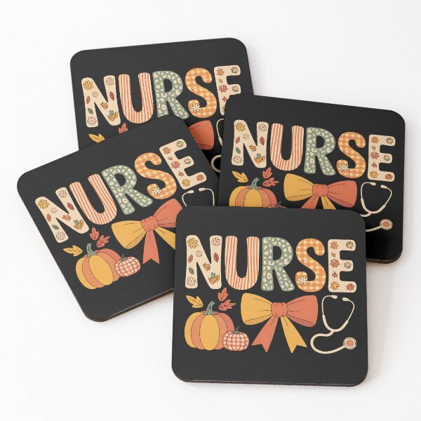 Item preview, Pumpkin Nurse Thanksgiving Stethoscope Fall Scrub Top ER designed and sold by BakeryDozen.