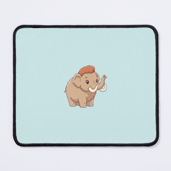 Item preview, Cute Baby Woolly Mammoth Cartoon With Big Eyes designed and sold by LightArt25.