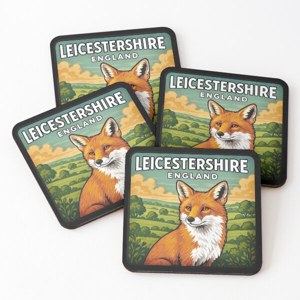 Item preview, Leicestershire, England - Red Fox of the Countryside designed and sold by Myra365Art.