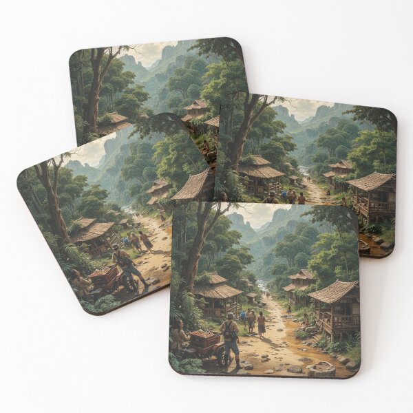 Item preview, Hidden Village in the Green Valley designed and sold by jrsloa.