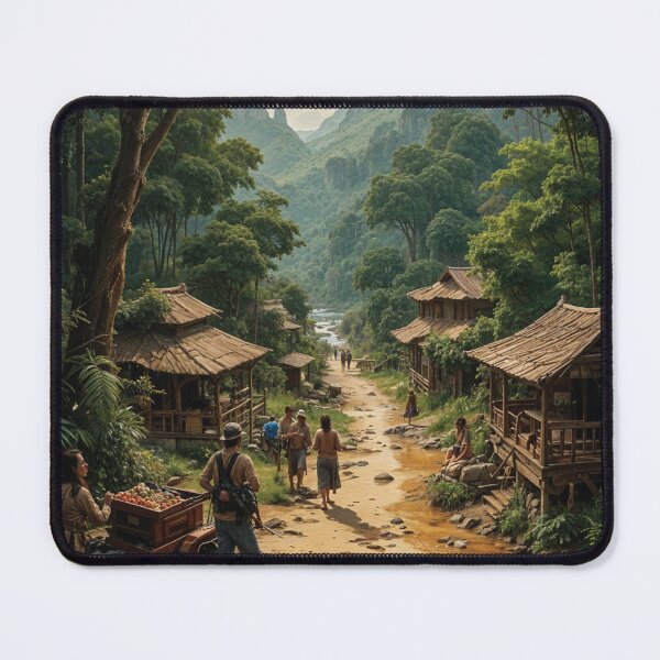 Item preview, Hidden Village in the Green Valley designed and sold by jrsloa.