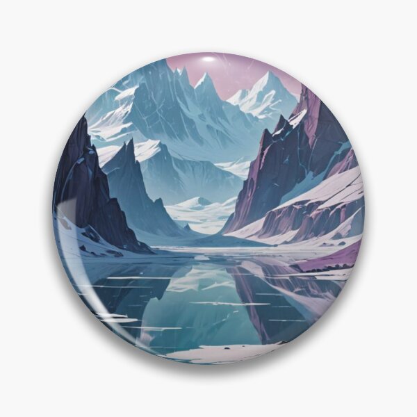 Item preview, Frozen Valley of the Aurora Peaks designed and sold by jrsloa.