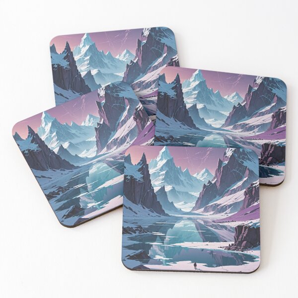 Item preview, Frozen Valley of the Aurora Peaks designed and sold by jrsloa.
