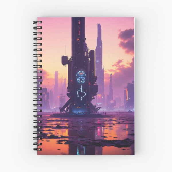 Item preview, Neon Downtown Sunset Reflection designed and sold by jrsloa.