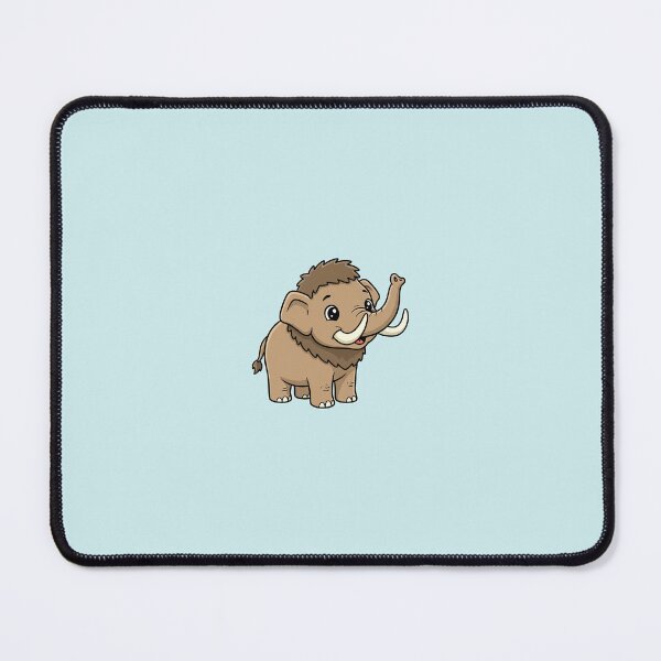 Item preview, Cute Baby Woolly Mammoth Cartoon With Big Eyes designed and sold by LightArt25.