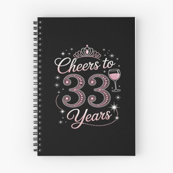 Item preview, Cheers To 33 Years Old 33th Birthday Queen Drink Wine Party designed and sold by ticlitule.