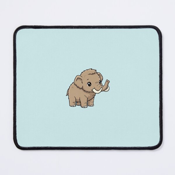 Item preview, Cute Baby Woolly Mammoth Cartoon With Big Eyes designed and sold by LightArt25.