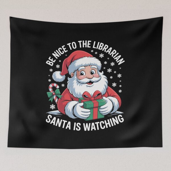 Item preview, Librarian Funny Christmas Xmas Santa designed and sold by FranzFriesen.