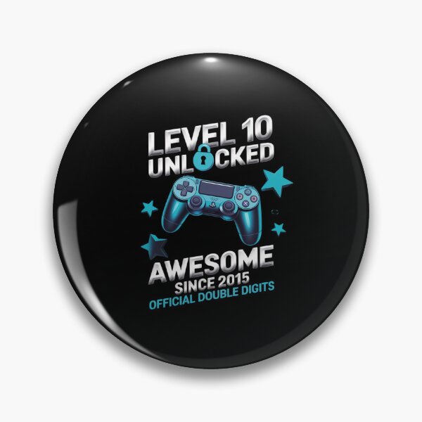 Artikelvorschau, Level 10 freigeschaltet. Genial seit 2015. 10. Geburtstag Gaming entworfen und verkauft von RayArmstrong.