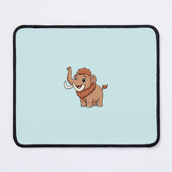 Item preview, Cute Baby Woolly Mammoth Cartoon With Big Eyes designed and sold by LightArt25.