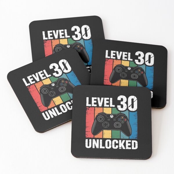 Item preview, Level 30 Unlocked Funny Video Gamer 30th Birthday designed and sold by DrewLeuschke.
