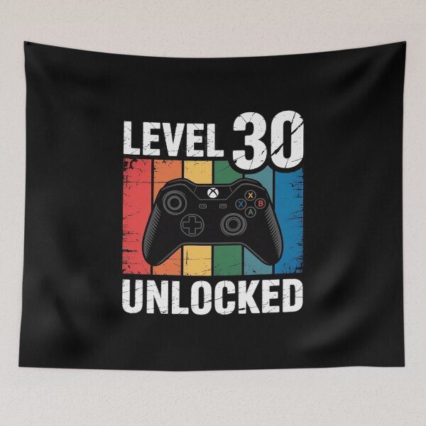 Artikelvorschau, Level 30 freigeschaltet Lustiger Videospieler 30. Geburtstag entworfen und verkauft von DrewLeuschke.