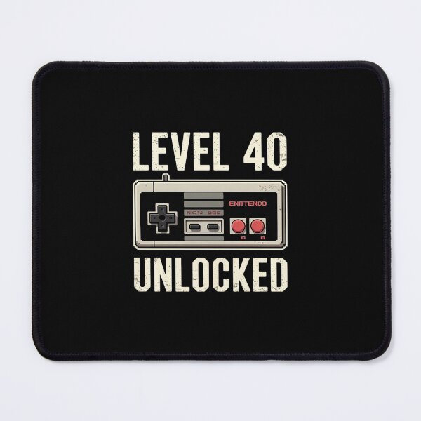 Item preview, Level 40 Unlocked Video Gamer 40th Birthday Gift designed and sold by MinaReinger.