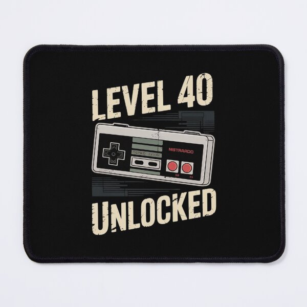 Item preview, Level 40 Unlocked Video Gamer 40th Birthday designed and sold by AmparoBoyle.