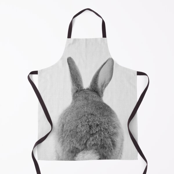 Item preview, Black & White Peekaboo Bunny Tail designed and sold by Lila & Lola.