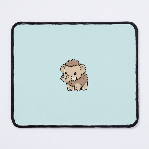 Item preview, Cute Baby Woolly Mammoth Cartoon With Big Eyes designed and sold by LightArt25.