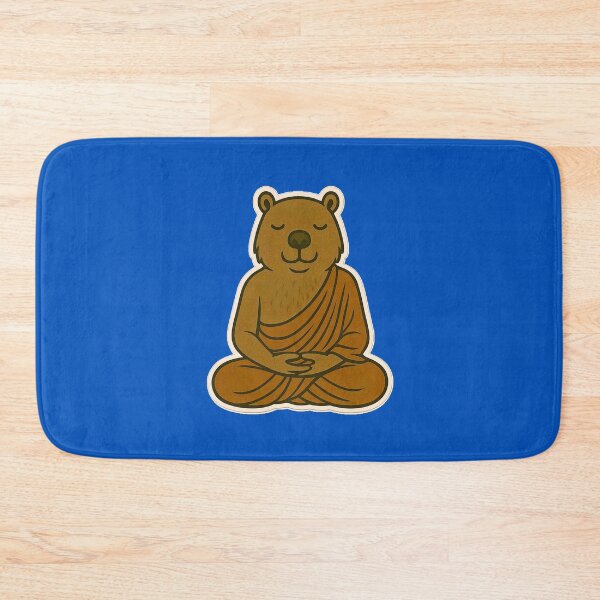 Item preview, Cute Zen Animal Meditation Buddha Art: Capybara designed and sold by PinUpPizzazz.
