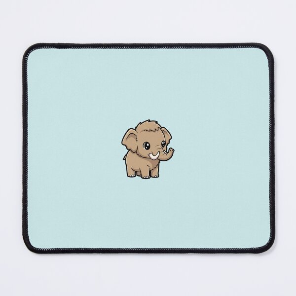 Item preview, Cute Baby Woolly Mammoth Cartoon With Big Eyes designed and sold by LightArt25.